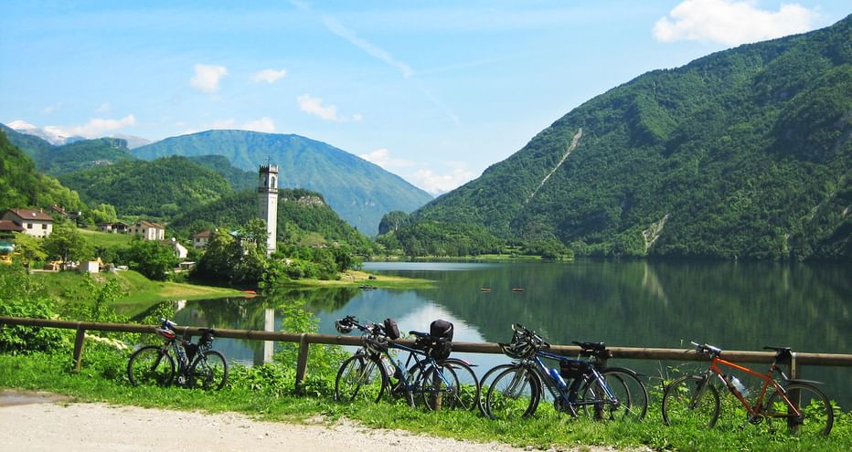 Radpause am Corlosee