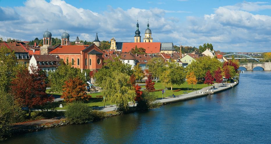 Blick auf Kitzingen