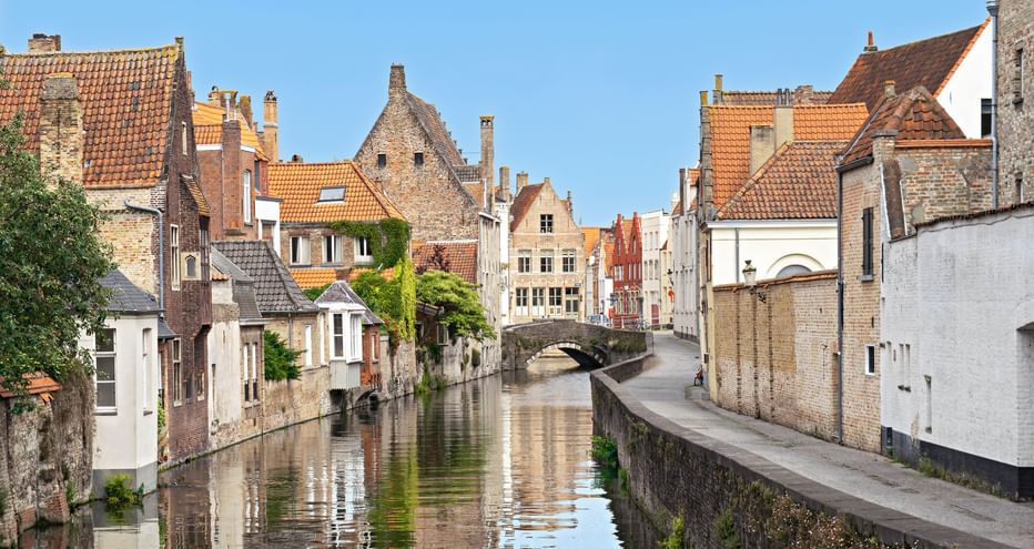 One of the canals of Bruges
