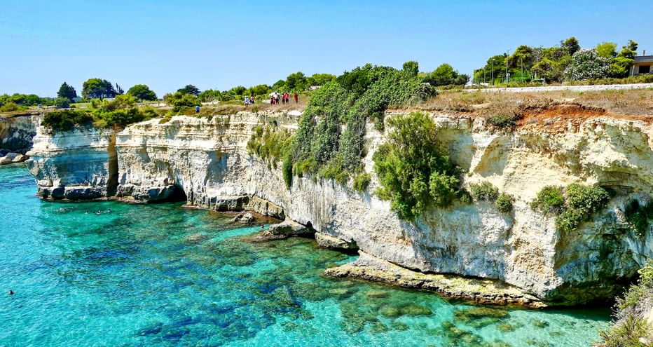 Otranto Torre Sant Andrea cliffs
