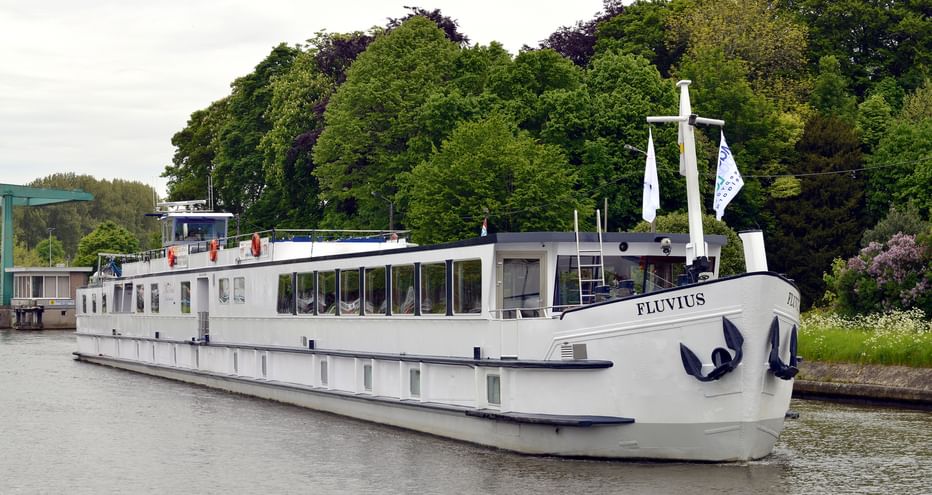 Aussenansicht der MS Fluvius