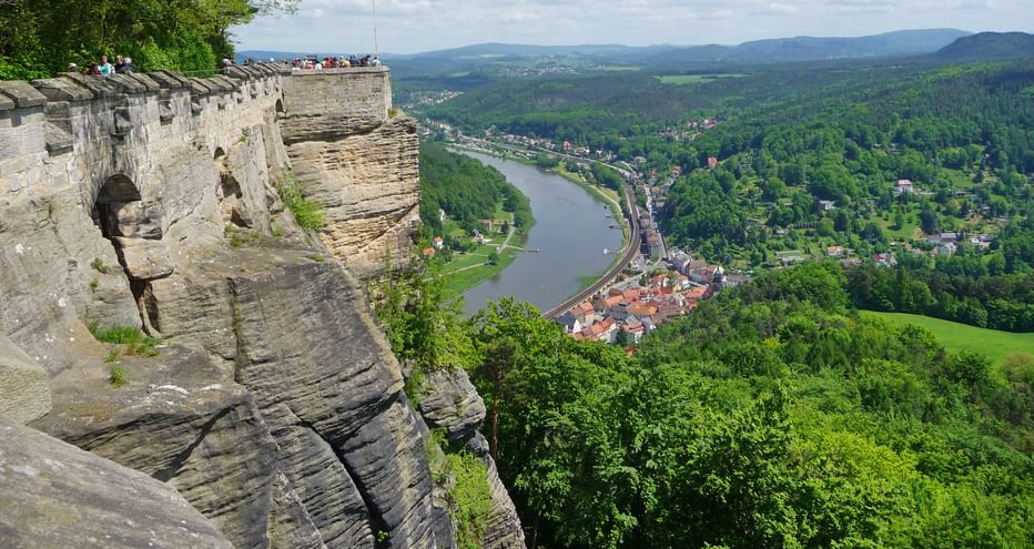 Blick von der Festung Königstein