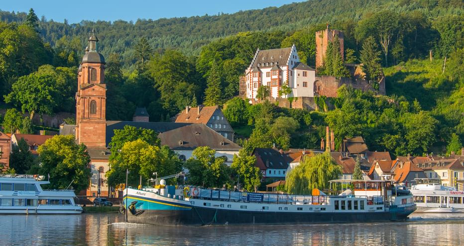 Die MS Allure vor Miltenberg