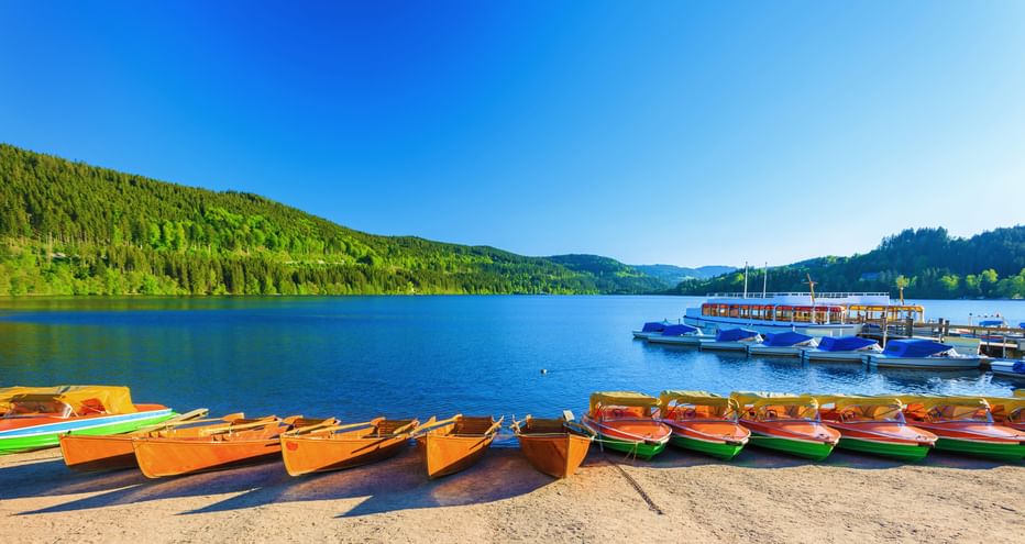 Boats at Lake Titisee