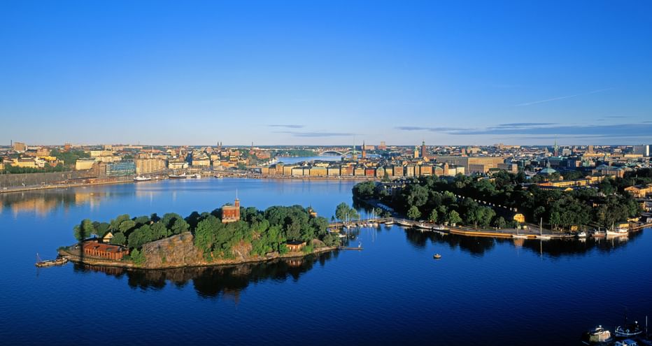 Panoramic view of Stockholm