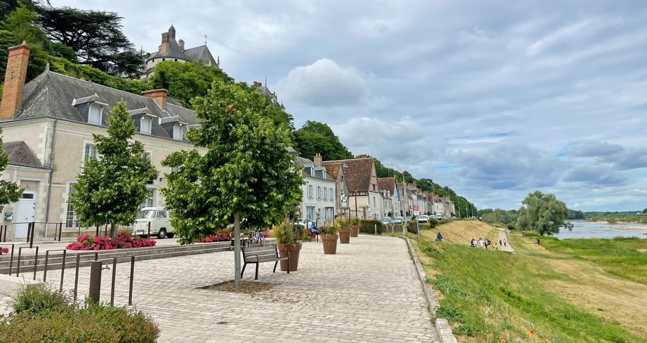 The village of Chaumont-sur-Loire