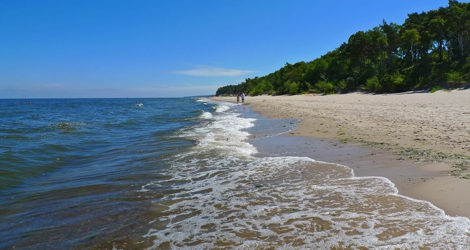 Strandspaziergang an der Ostseeküste