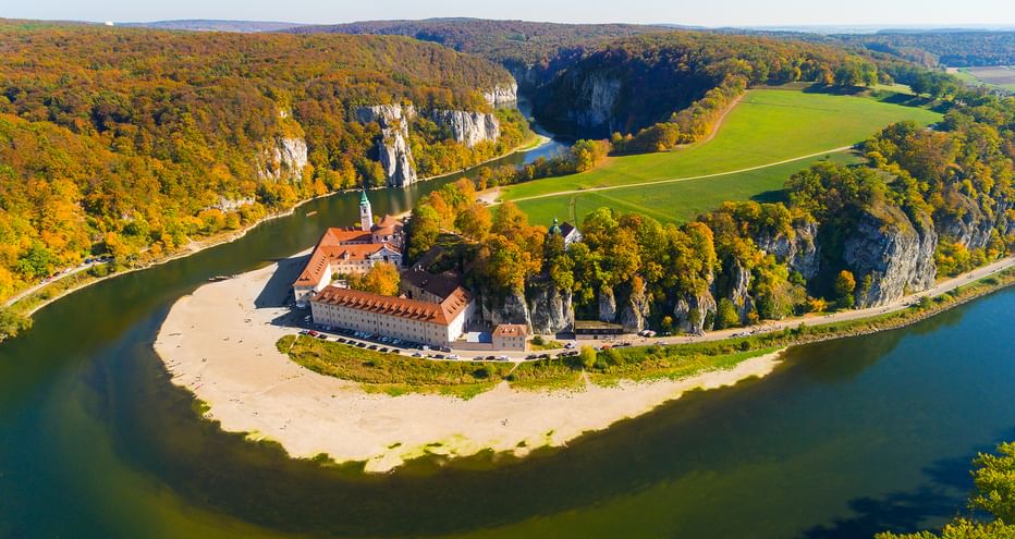View of Weltenburg Monastery