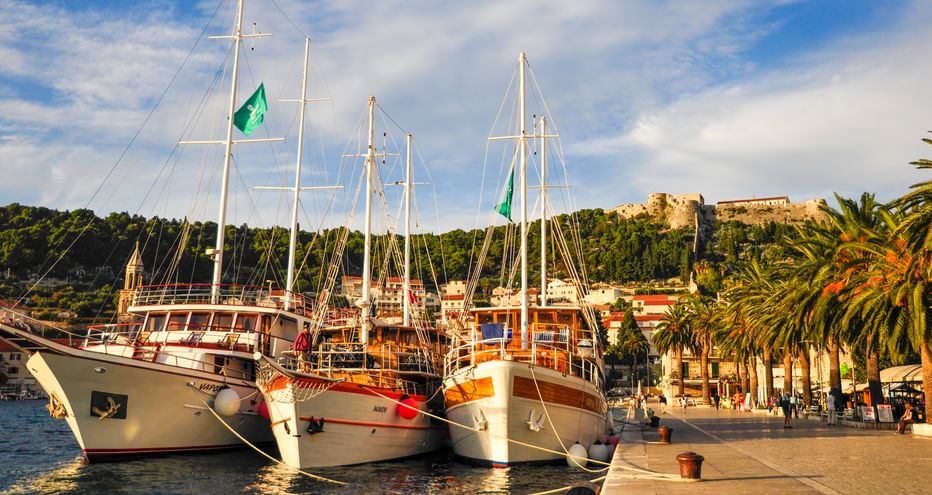 The port of Hvar