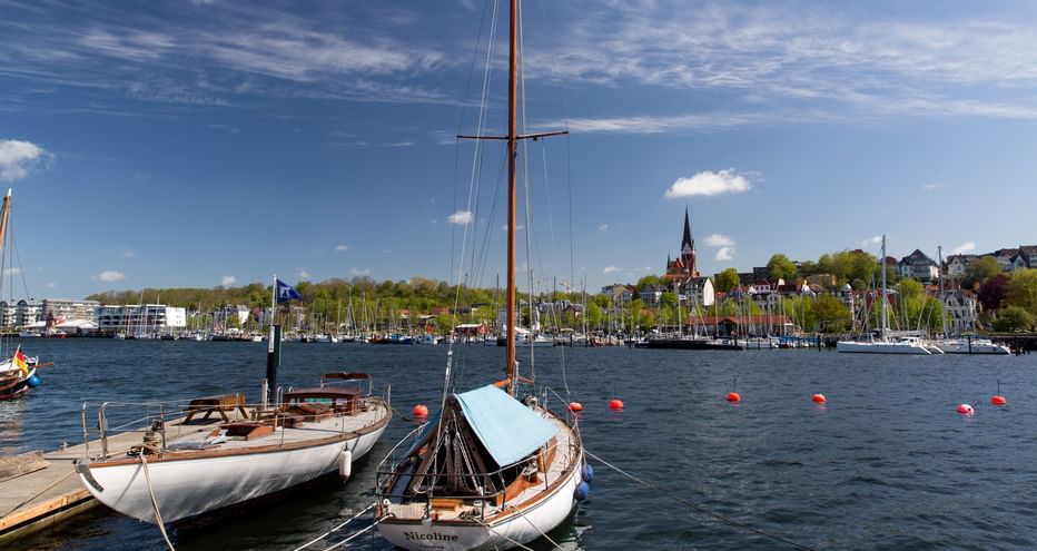 Bootsanleger in Lübeck