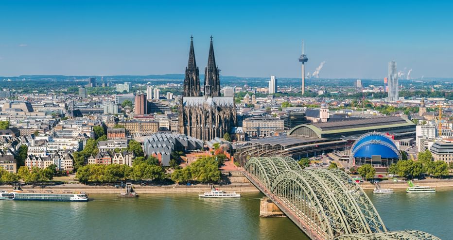 Panoramic view of Cologne