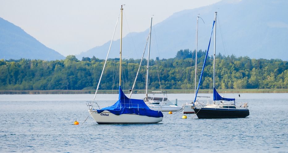 Boote auf demChiemsee