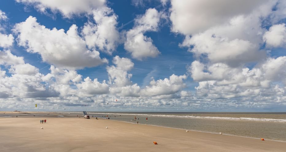 Der Sandstrand von St. Peter Ording