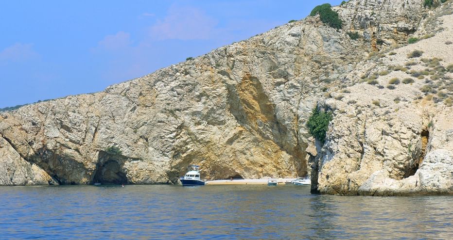 Hidden beach of the Kvarner Bay