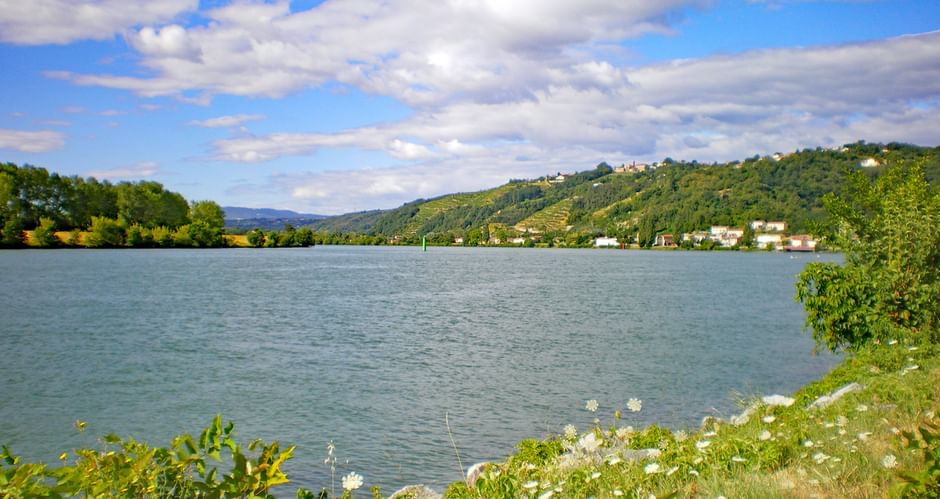 Flusslauf Rhone