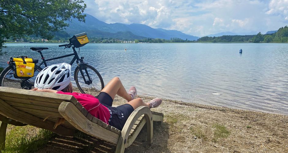 Cycle break at the Faaker See