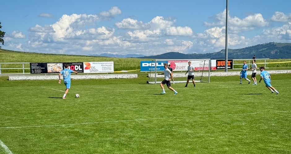 Eurofighter at the football tournament in Schleedorf