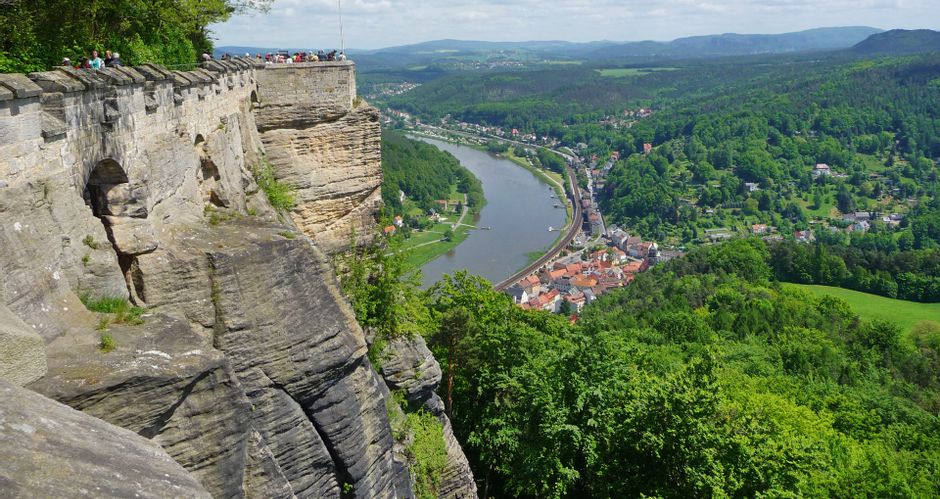 View from Königstein Fortress